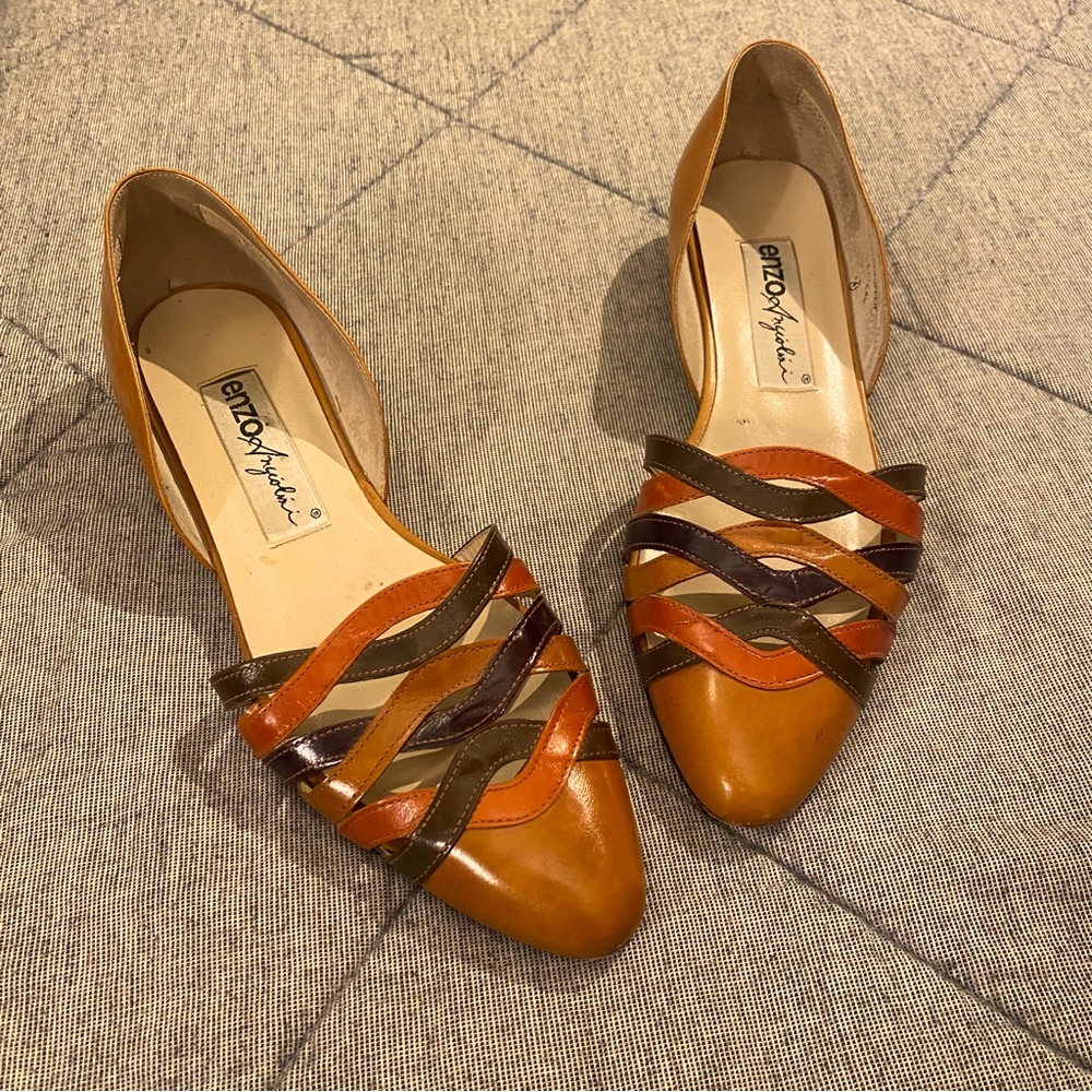 Vintage leather flats